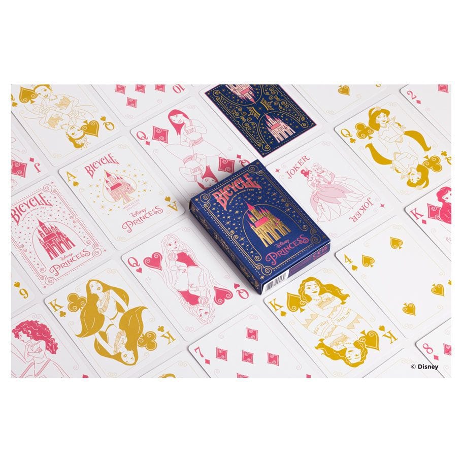 Bicycle Games > Playing Cards Playing Cards: Bicycle: Bicycle Disney Princess Pink/Navy Mix 073854095539 JKR10038679