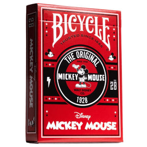Bicycle Games > Playing Cards Playing Cards: Bicycle: Disney Classic Mickey (Red) 073854095645 JKR10039310