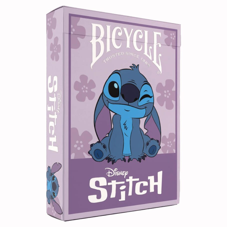 Bicycle Games > Playing Cards Playing Cards: Bicycle: Disney Stitch Purple 073854099582 JKR10052208