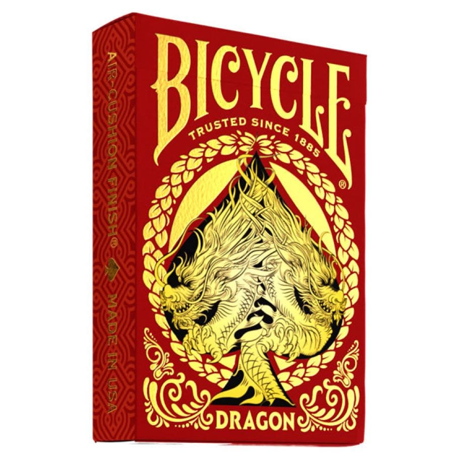 Bicycle Games > Playing Cards Playing Cards: Bicycle: Dragon Red 073854096383 JKR10043191