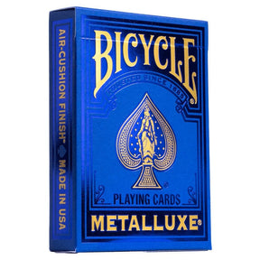 Bicycle Games > Playing Cards Playing Cards: Bicycle: Metalluxe Blue 073854095522 JKR10038243