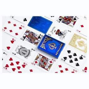 Bicycle Games > Playing Cards Playing Cards: Bicycle: Metalluxe Blue 073854095522 JKR10038243