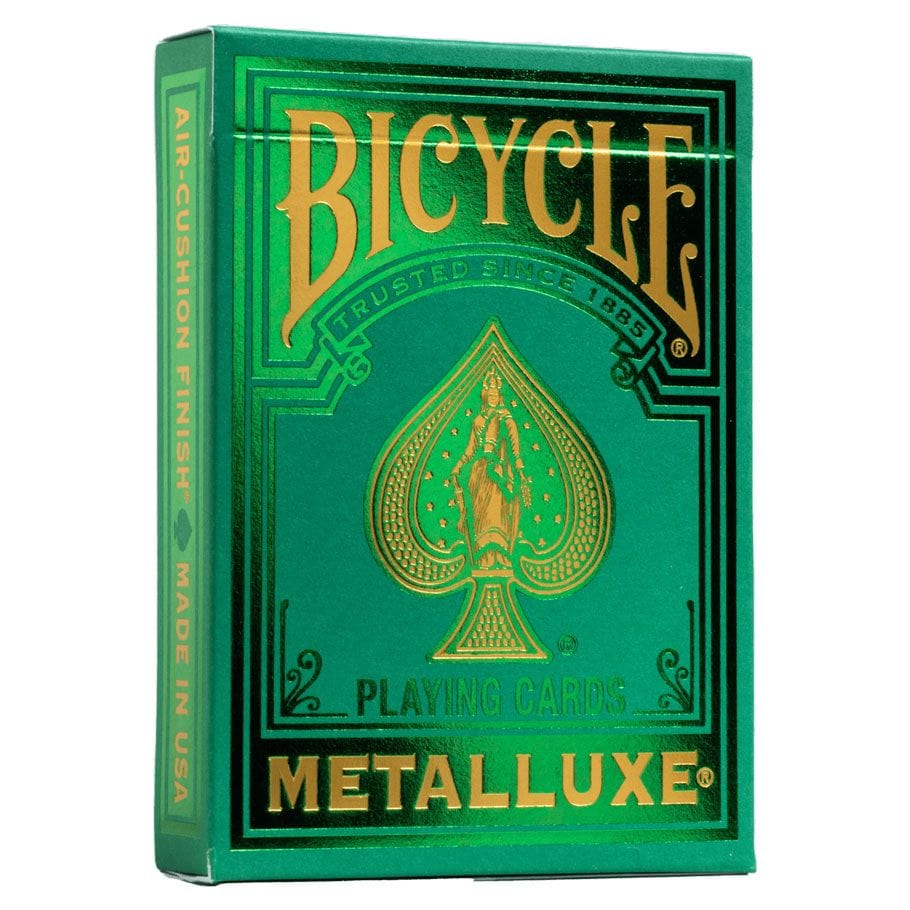 Bicycle Games > Playing Cards Playing Cards: Bicycle: Metalluxe Green 073854095133 JKR10036356
