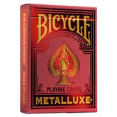 Bicycle Games > Playing Cards Playing Cards: Bicycle - Metalluxe Red 073854095140 JKR10036357