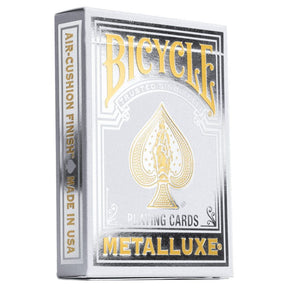 Bicycle Games > Playing Cards Playing Cards: Bicycle: Metalluxe Silver 073854095508 JKR10038241