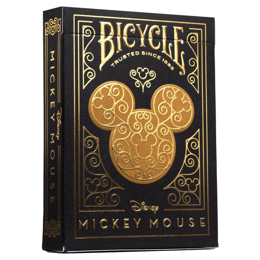 Bicycle Games > Playing Cards Playing Cards: Bicycle: Mickey Black & Gold 073854095546 JKR10038680