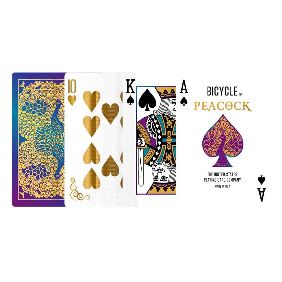 Bicycle Games > Playing Cards Playing Cards: Bicycle: Purple Peacock 073854096888 JKR10042385