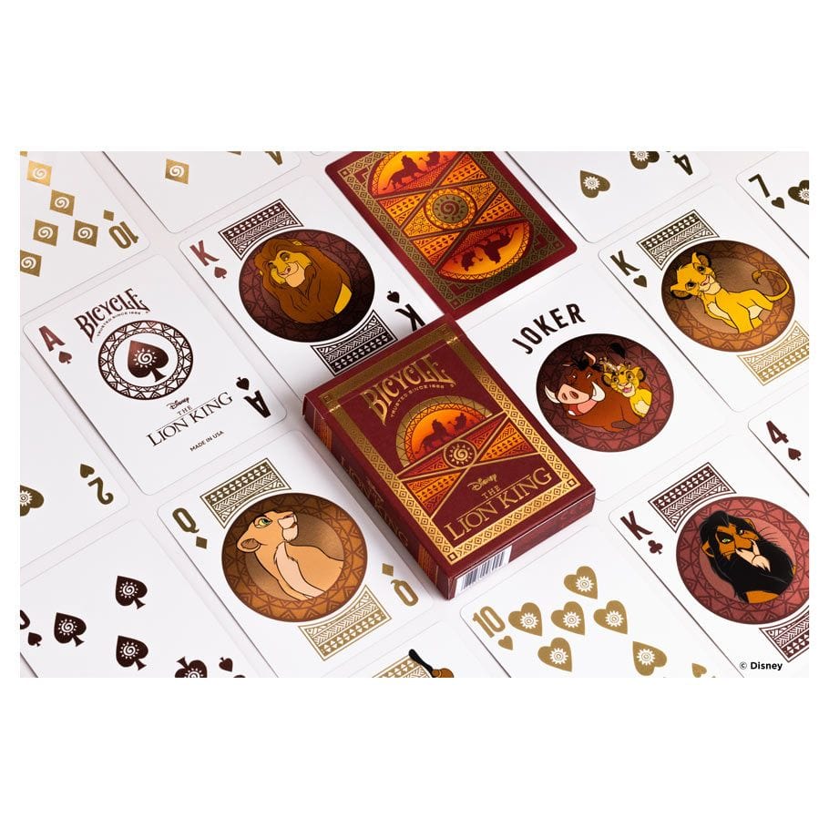 ライオンキングカード bicycle-non-collectible-card-