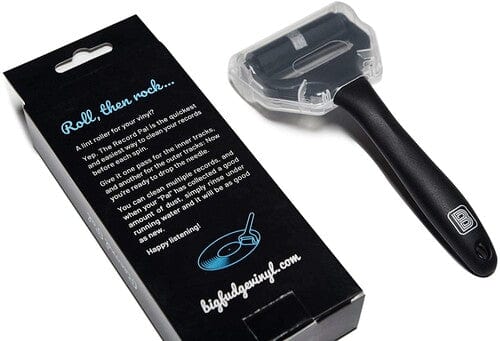 Big Fudge Music > Music Supplies Big Fudge: Record Pal Vinyl LP Silicone Cleaning Roller - Black 850020702190 BFUG02190