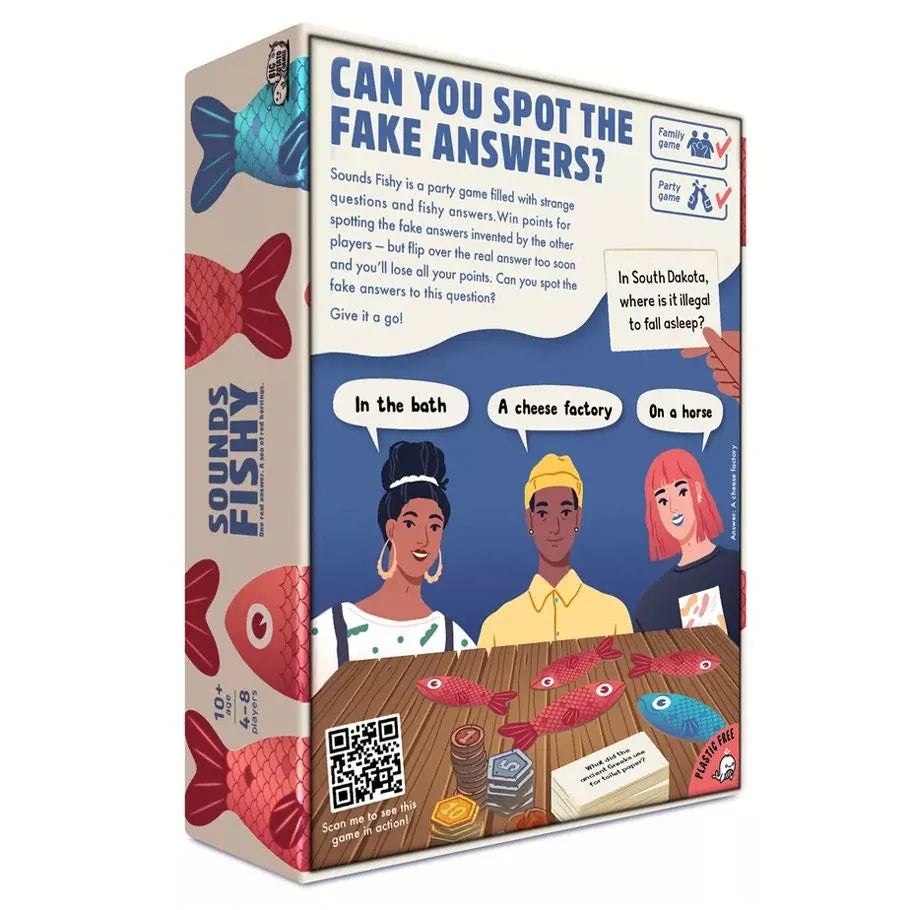 Big Potato Games Board Games Sounds Fishy 850064186062 BIG90022