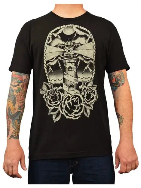 Black Market Art Apparel > T-shirts T-SHIRT: Light House