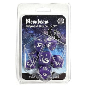 Black Oak Workshop Dice > Other Dice 7-Set Moonbeam 850070051019 BOW7DSMBPURHC