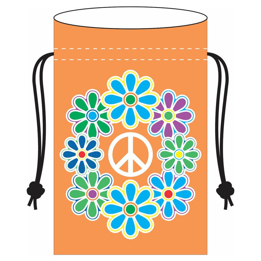 Black Oak Workshop Game Supplies > Dice Storage Black Oak Workshop: Dice Bag - Peace, Love & Dice 850070051309 BOWDBPEACEHC