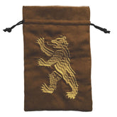 Black Oak Workshop Game Supplies > Dice Storage Dice Bag: Heraldry: Bear 850055772786 BOWDBHRBEARHC