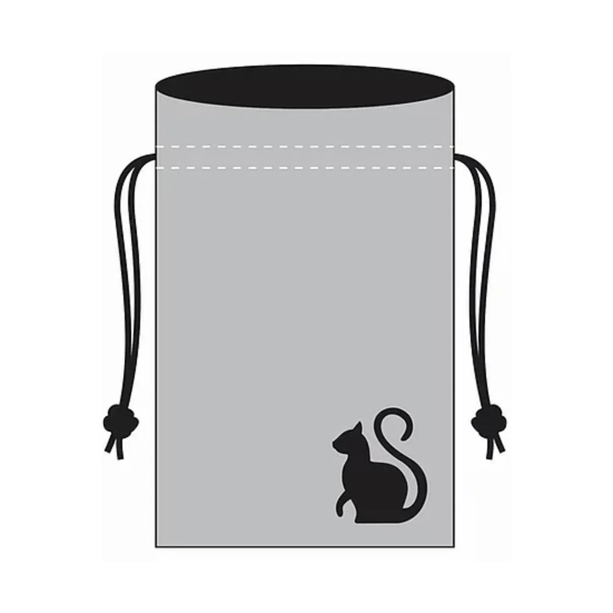 Black Oak Workshop Game Supplies > Dice Storage Dice Bag: Heraldry: Kitty Clacks 850055772922 BOWDBKITCLKHC