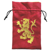 Black Oak Workshop Game Supplies > Dice Storage Dice Bag: Heraldry: Lion 850055772830 BOWDBHRLIONHC