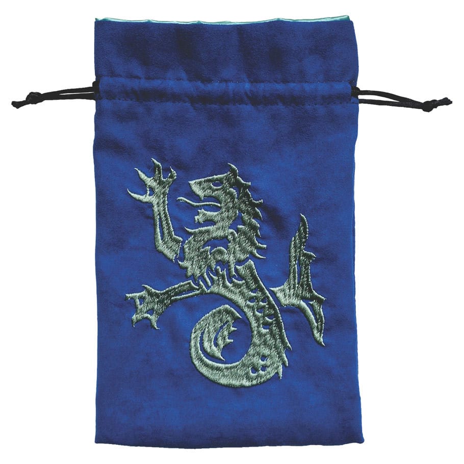 Black Oak Workshop Game Supplies > Dice Storage Dice Bag: Heraldry: Sea Lion 850055772861 BOWDBHRSLIOHC
