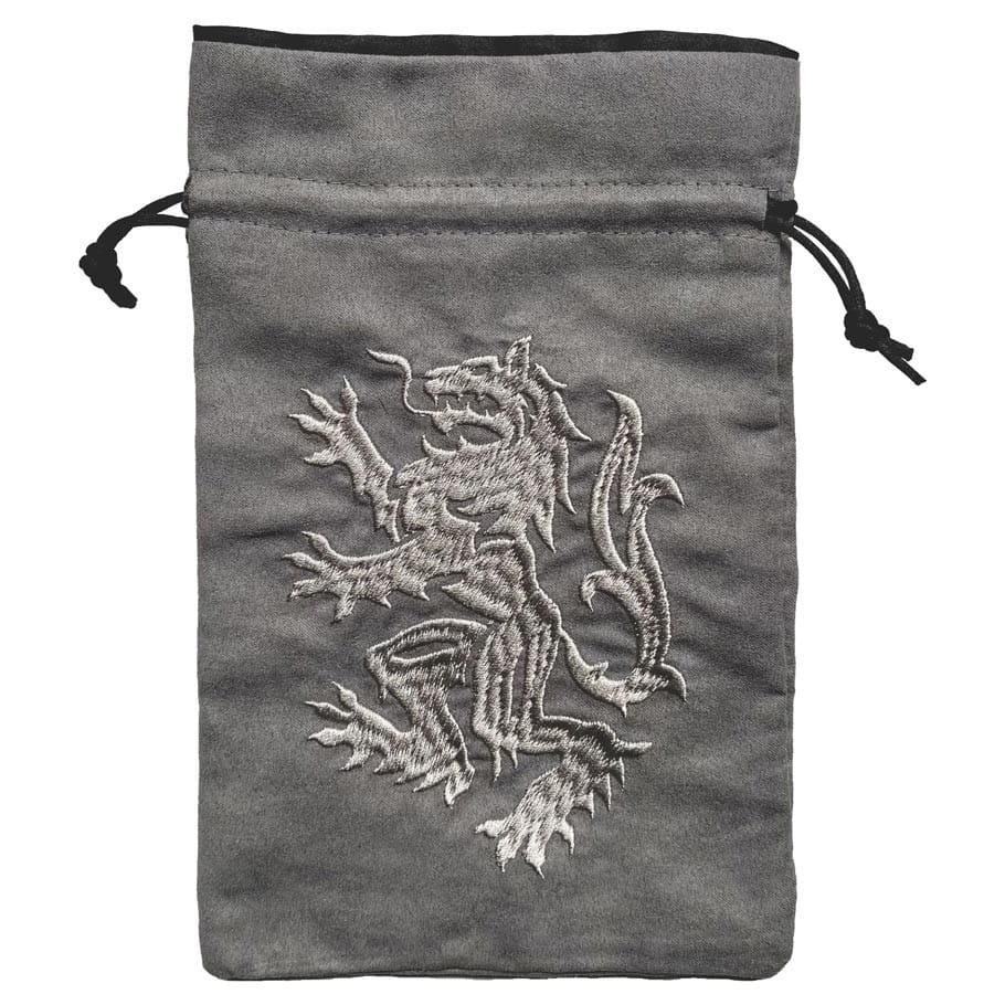 Black Oak Workshop Game Supplies > Dice Storage Dice Bag: Heraldry: Wolf 850055772892 BOWDBHRWOLFHC
