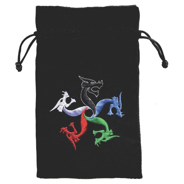Black Oak Workshop Game Supplies > Dice Storage Dice Bag: Tiamat 850055914162 BOWDBTIAMATHC