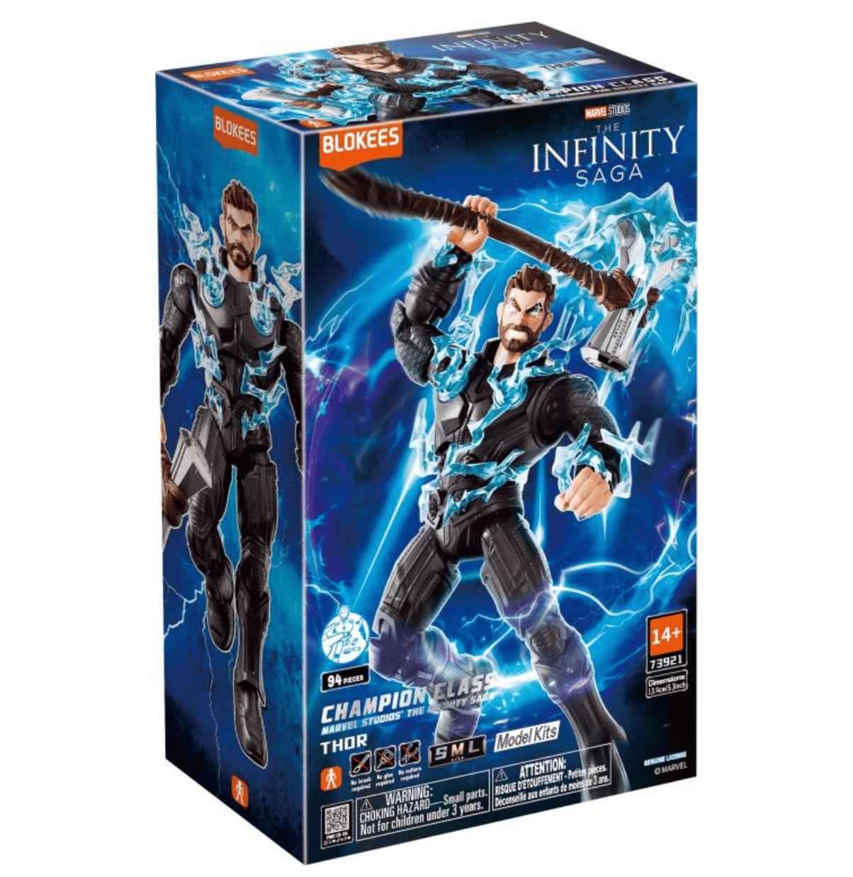 BLOKEES Model Kits > Other Model Kits Blokee - Marvel Infinity Saga Champion Class CC02 Thor Model Kit 810181530629