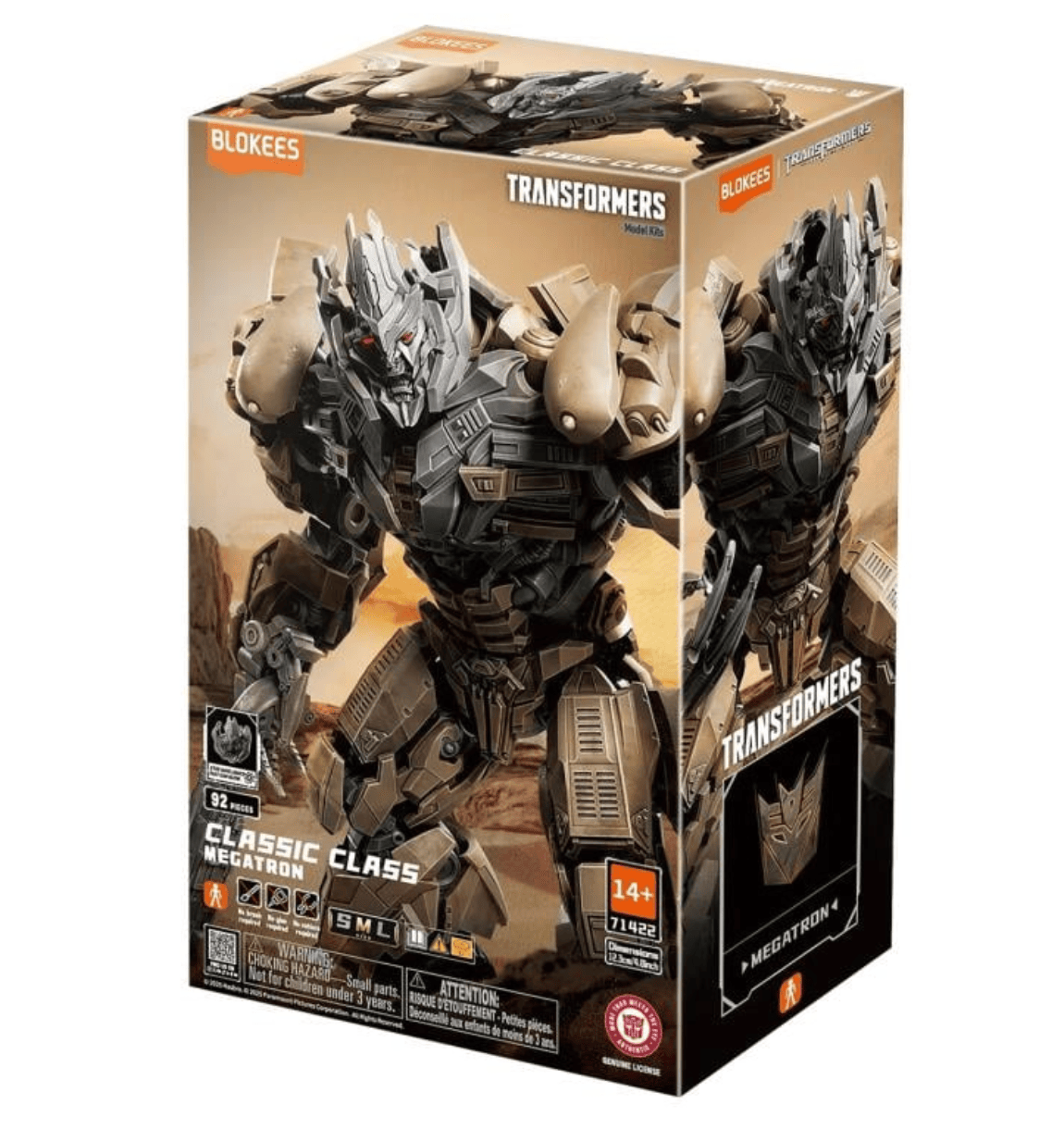 BLOKEES Model Kits > Other Model Kits Blokee - Transformers: Dark of the Moon Classic Class 22 Megatron Model Kit 810181531190