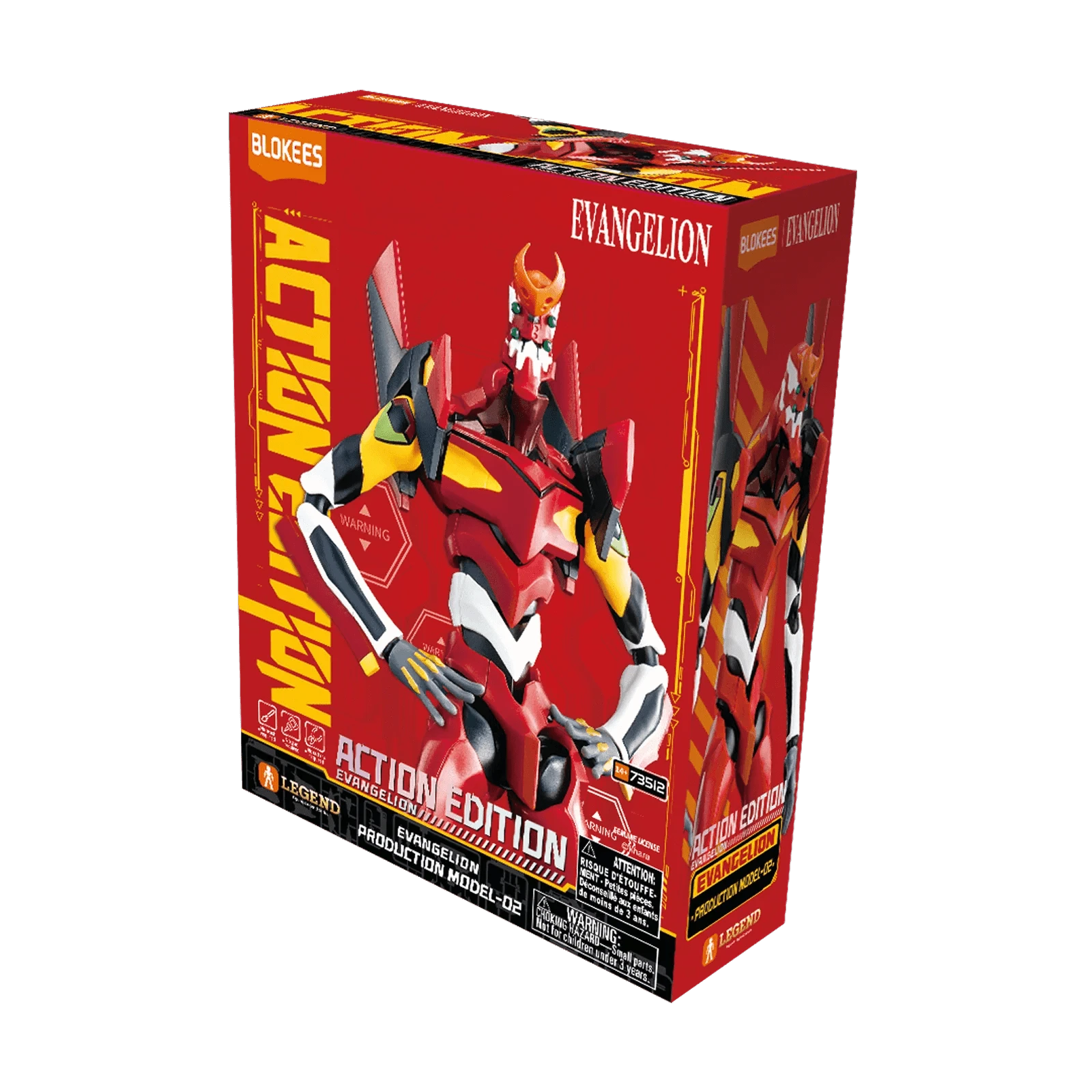 BLOKEES Model Kits > Other Model Kits Blokees: Evangelion - Production Model 2 (Action Edition) 810181531435 73512-1