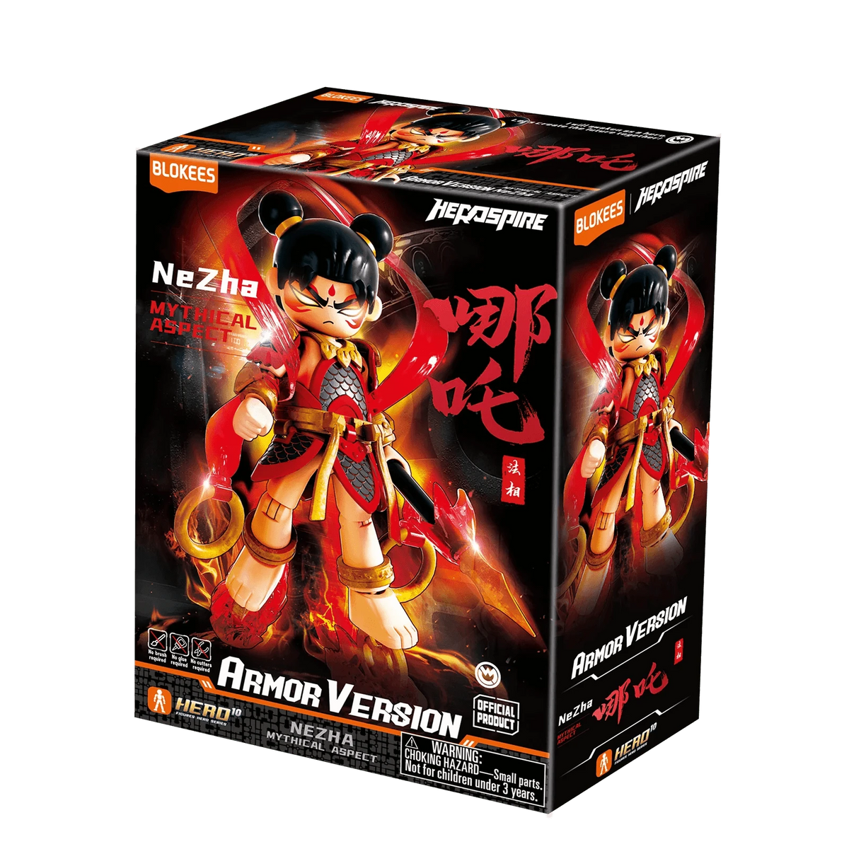 BLOKEES Model Kits > Other Model Kits Blokees: Herospire - NeZha, Mythical Aspect (Armor Version) 6972984885451 85012