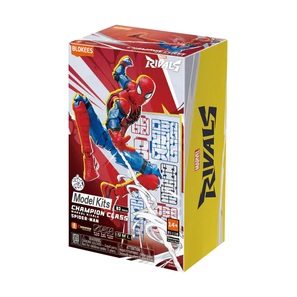 BLOKEES Model Kits > Other Model Kits Blokees: Marvel Rivals - Champion Class 06 Spider-Man 810181531664 81118-1