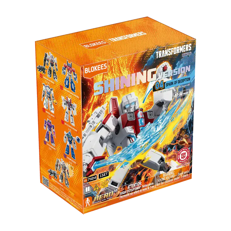 BLOKEES Model Kits > Other Model Kits Blokees Model Kits - Transformers Shining Version 04 Spark of Deception 810181531145 71124