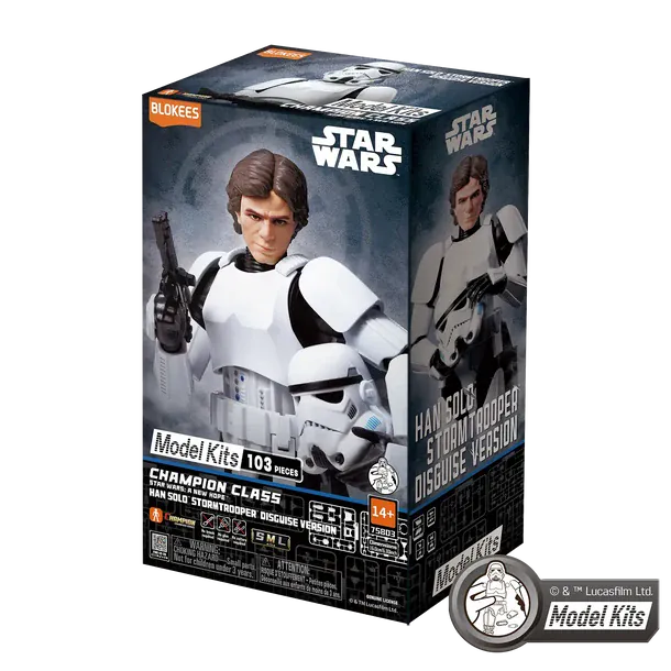 BLOKEES Model Kits > Other Model Kits Blokees: Star Wars - A New Hope Champion Class 03 Han Solo 810181533125 75803-1
