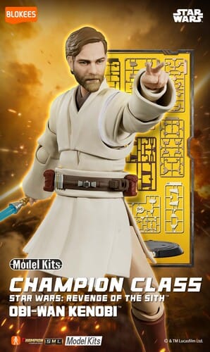 BLOKEES Model Kits > Other Model Kits Blokees: Star Wars - Champion Class: Obi-Wan Kenobi (Revenge of the Sith) Model Kit 810181537246 BOKE37246