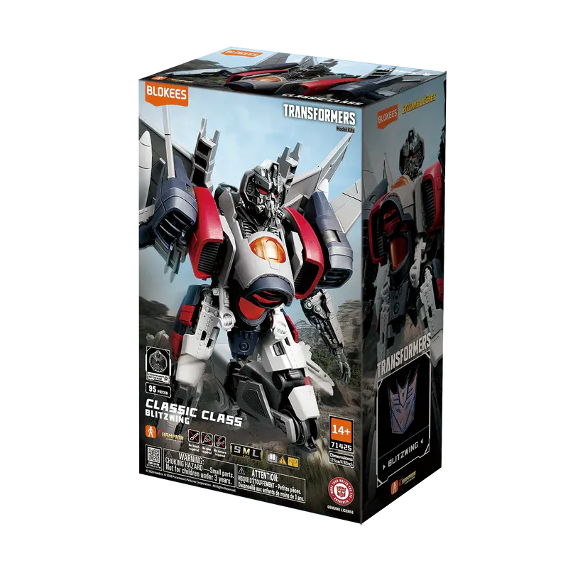 BLOKEES Model Kits > Other Model Kits Blokees: Transformers Classic Class 25 - Blitzwing 810181533712 71425-1