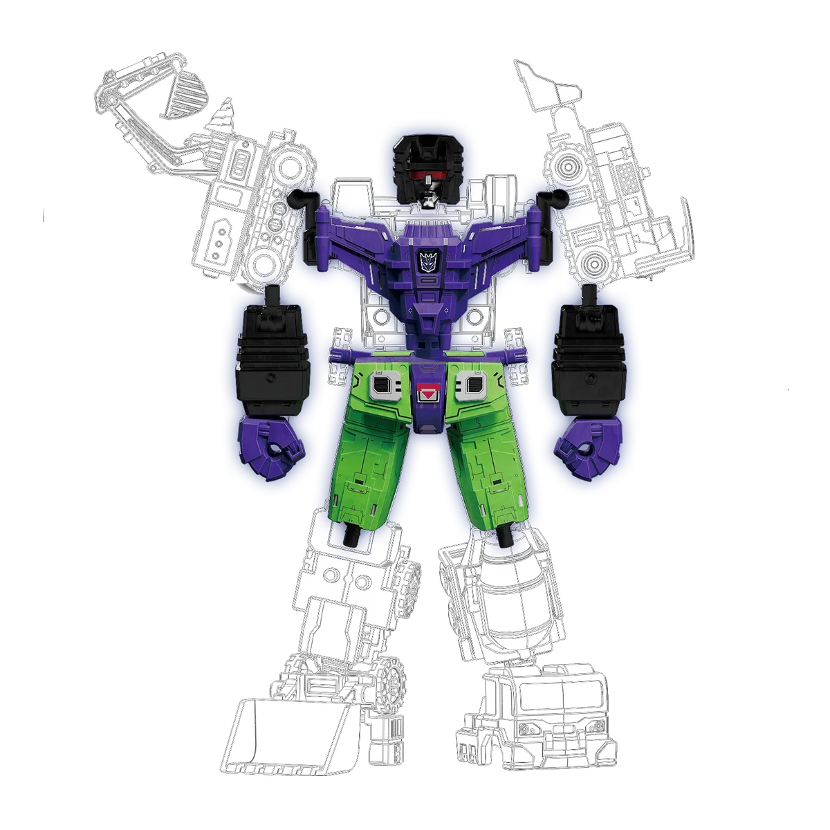 BLOKEES Model Kits > Other Model Kits Blokees: Transformers Defender Version - Devastator Kits, Combining Accessory 810181531701 71305-1