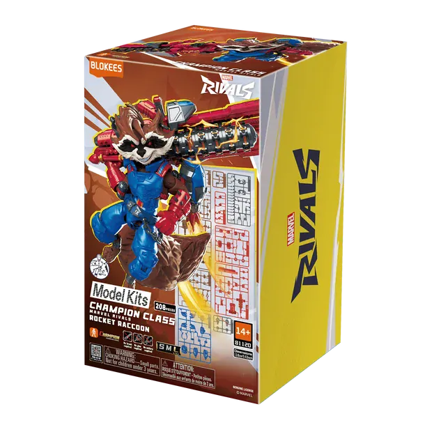BLOKEES Toys > Blind Boxes Blokees: Marvel Rivals - Rocket Raccoon 810181531688 81120-1