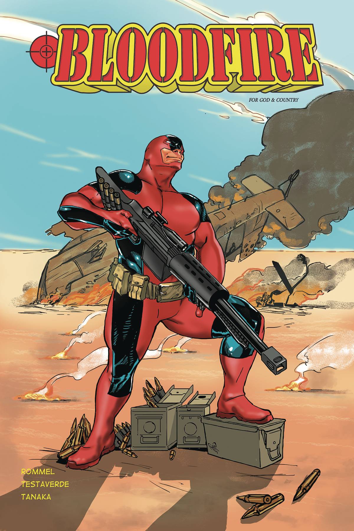 BLOODFIRE FOR GOD & COUNTRY ONESHOT CVR E WILFREDO LOPEZ PICTURE