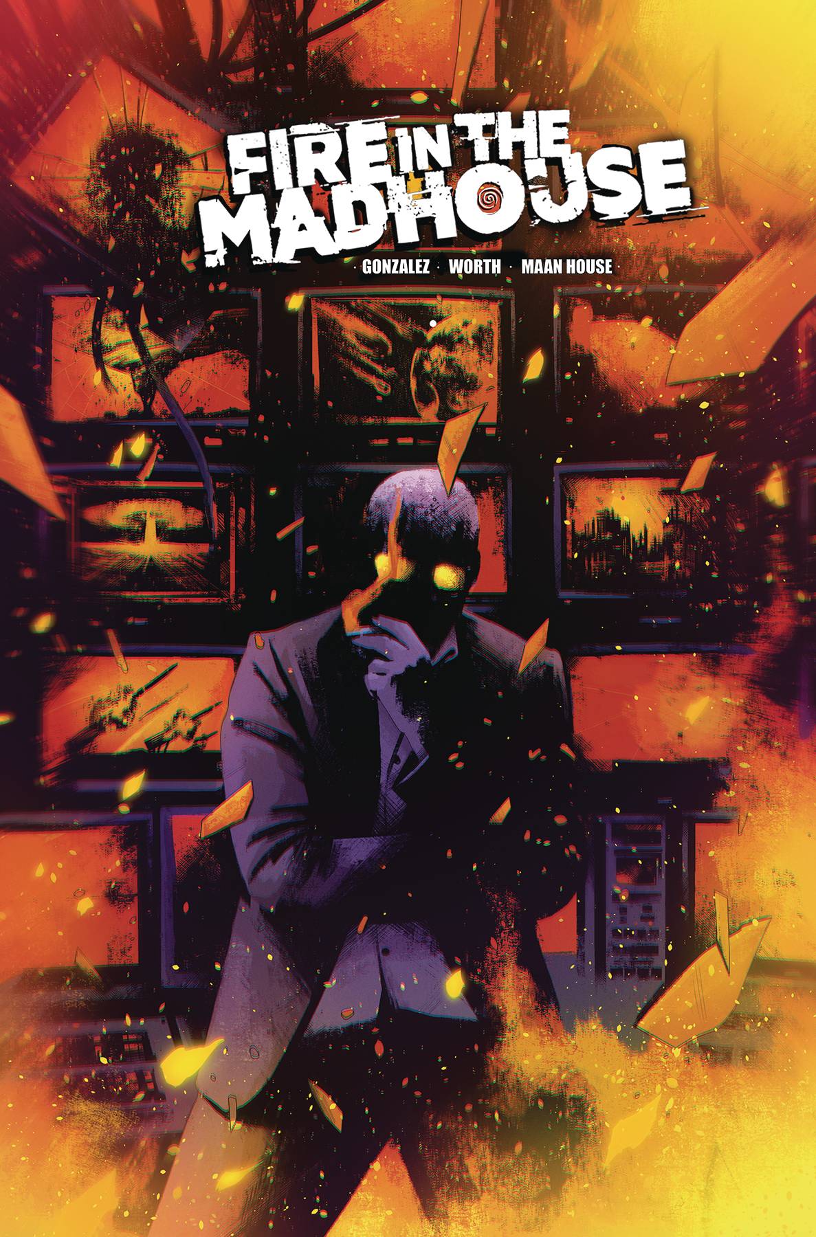 FIRE IN THE MADHOUSE #2 (OF 4) CVR C MAAN HOUSE (MR)