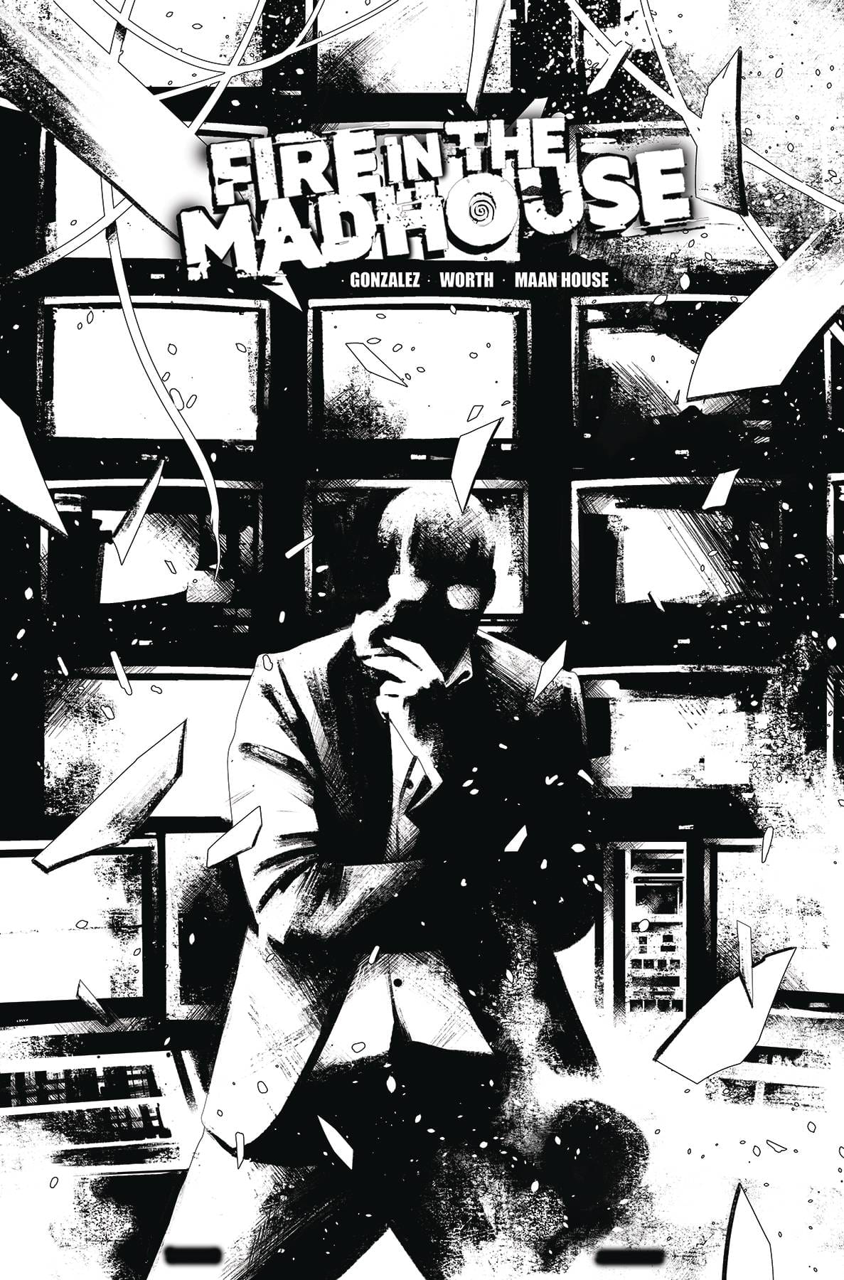 FIRE IN THE MADHOUSE #2 (OF 4) CVR D MAAN HOUSE (MR)