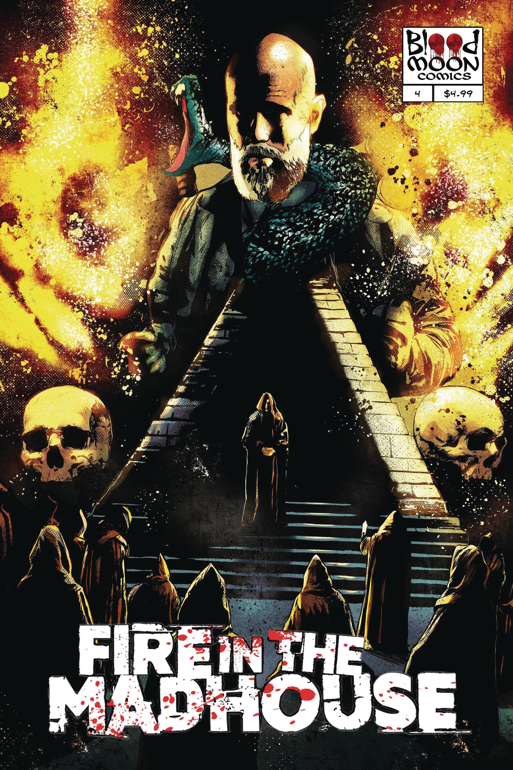 FIRE IN THE MADHOUSE #4 (OF 4) CVR A HERNAN GONZALEZ (MR)