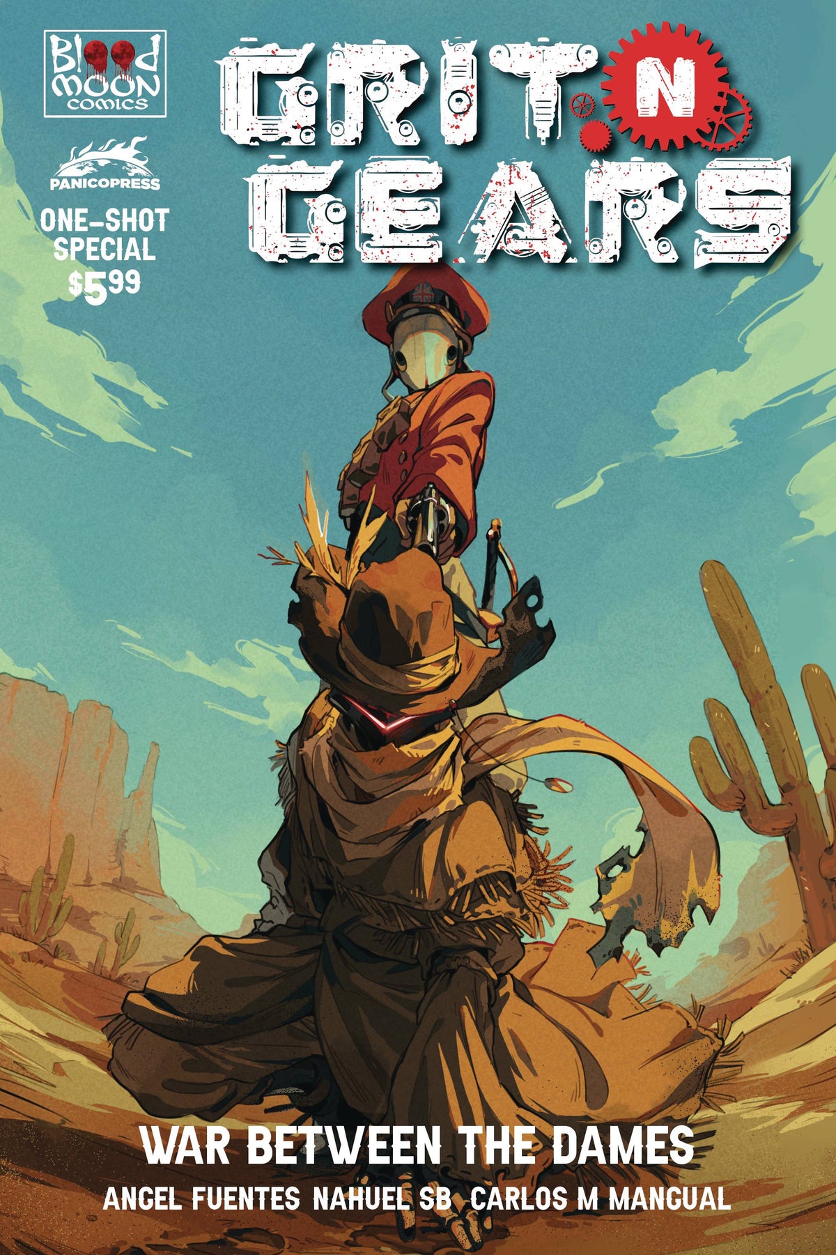 Blood Moon Comics Llc Comic Books GRIT N GEARS WAR BETWEEN DAMES ONESHOT CVR A NAYLA AGUIRRE 85003206453800121 SEP231508