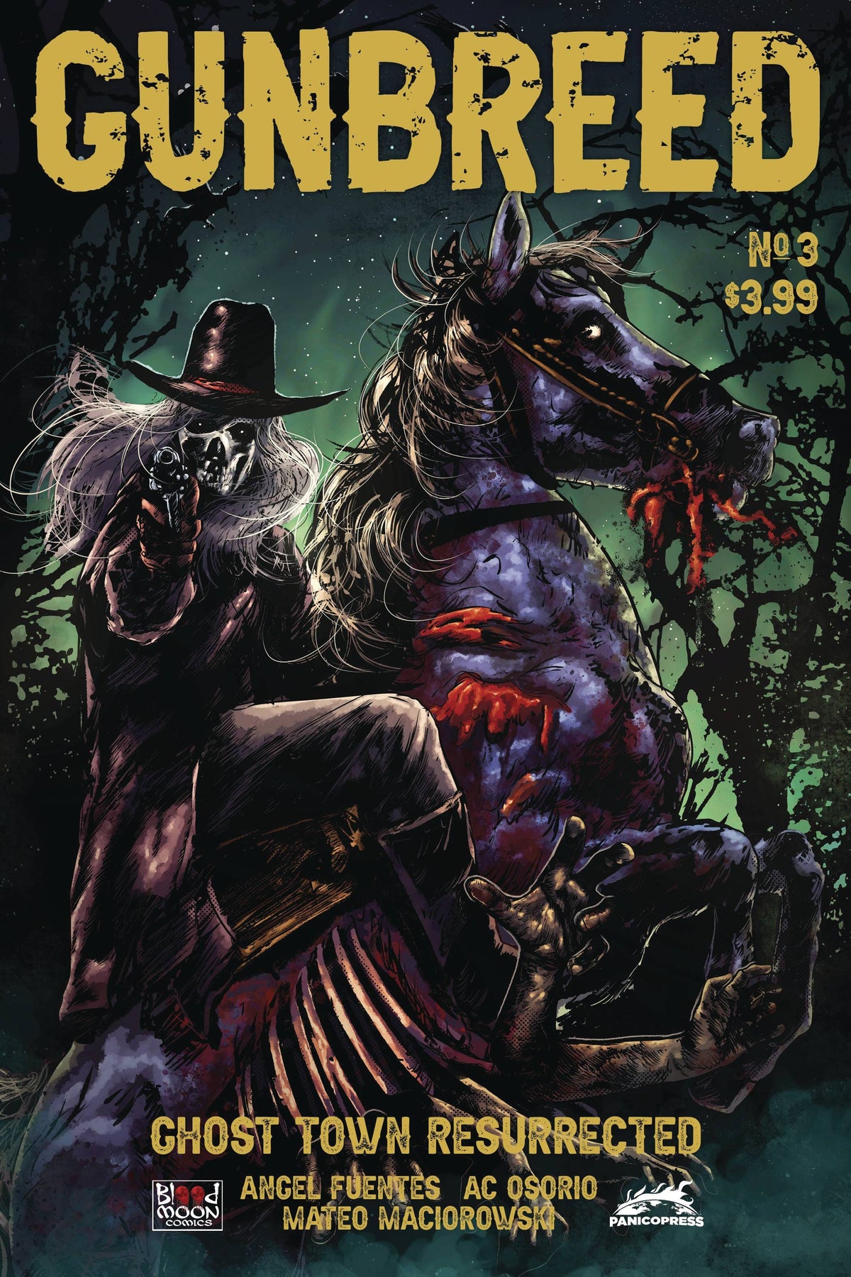 Blood Moon Comics Llc Comic Books GUNBREED #3 (OF 5) CVR A HERNAN GONZALEZ  & JUAN GUTIERREZ 85003206441500311 JUL231453