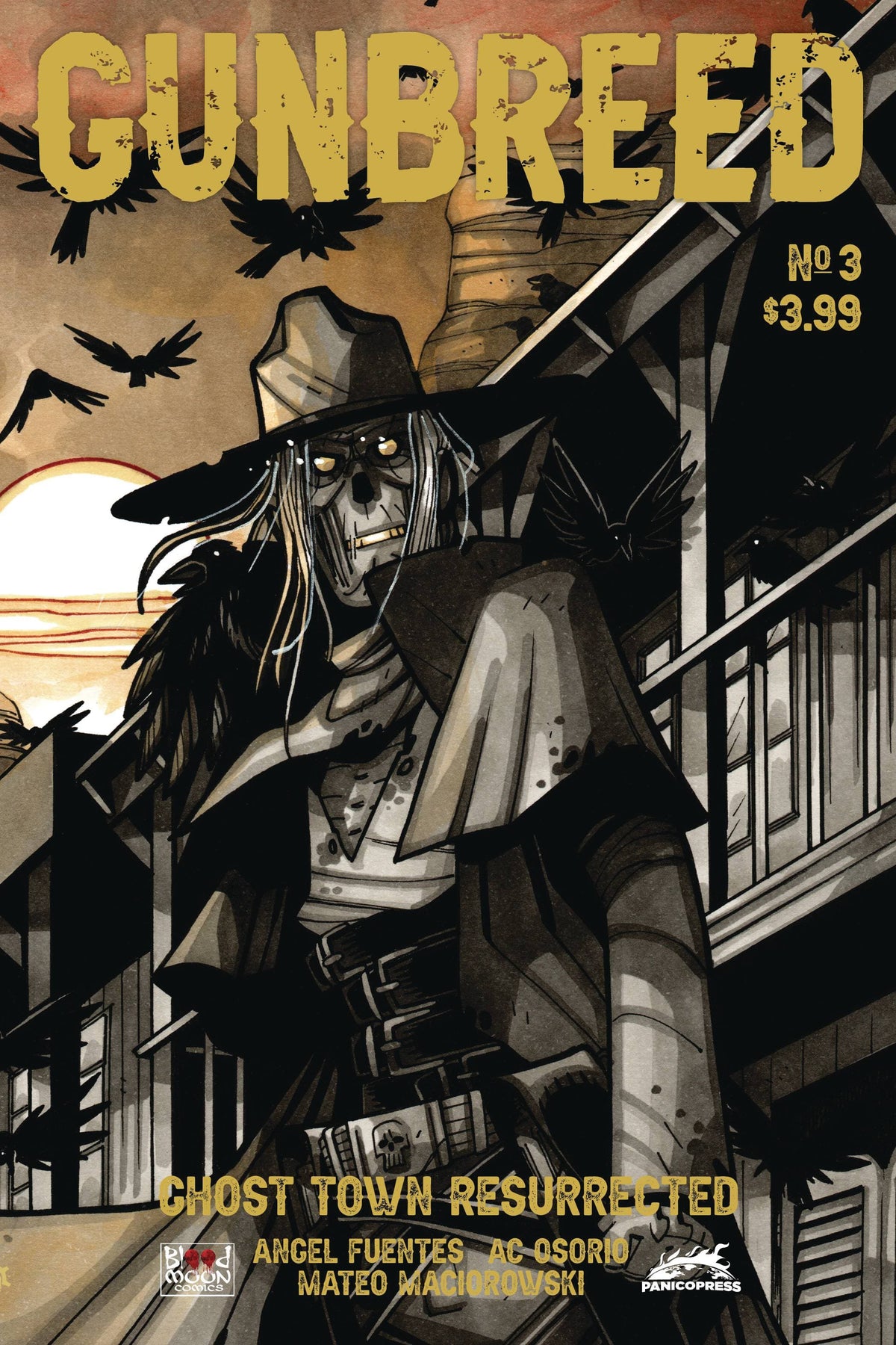 Blood Moon Comics Llc Comic Books GUNBREED #3 (OF 5) CVR B NICOLAS GIACONDINO 85003206441500321 JUL231454