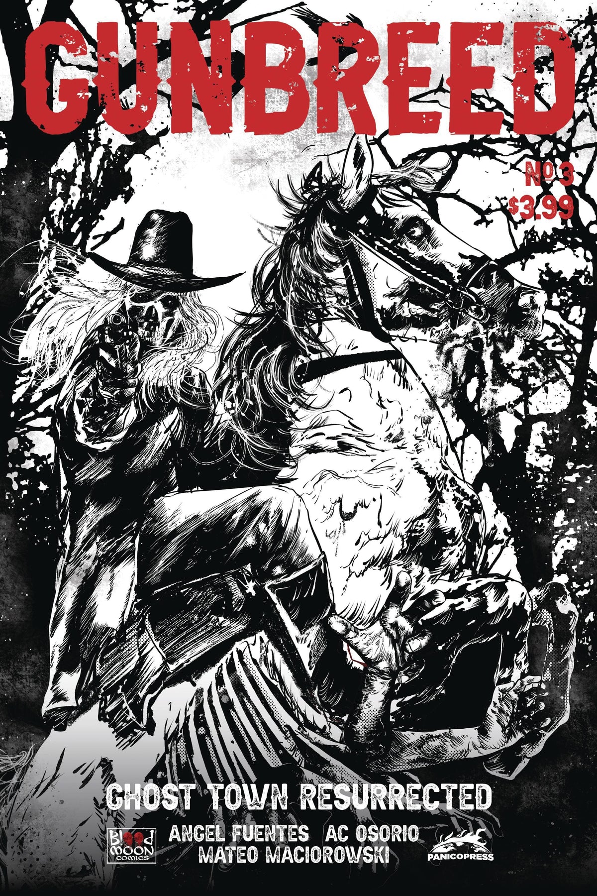 Blood Moon Comics Llc Comic Books GUNBREED #3 (OF 5) CVR C HERNAN GONZALEZ 85003206441500331 JUL231455