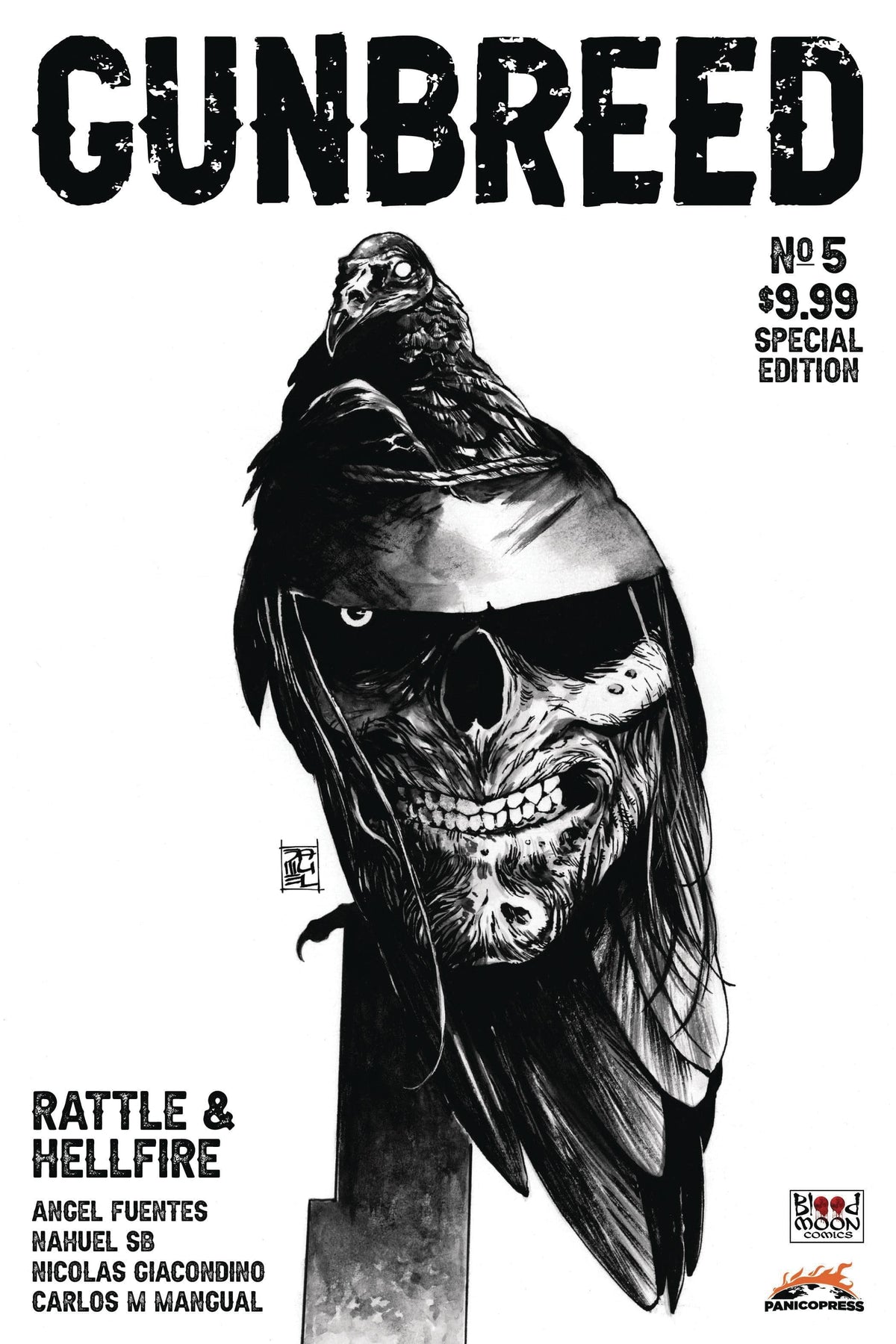 Blood Moon Comics Llc Comic Books GUNBREED #5 (OF 5) CVR D LUIS S RAMOS FOIL 85003206441500541 SEP231512