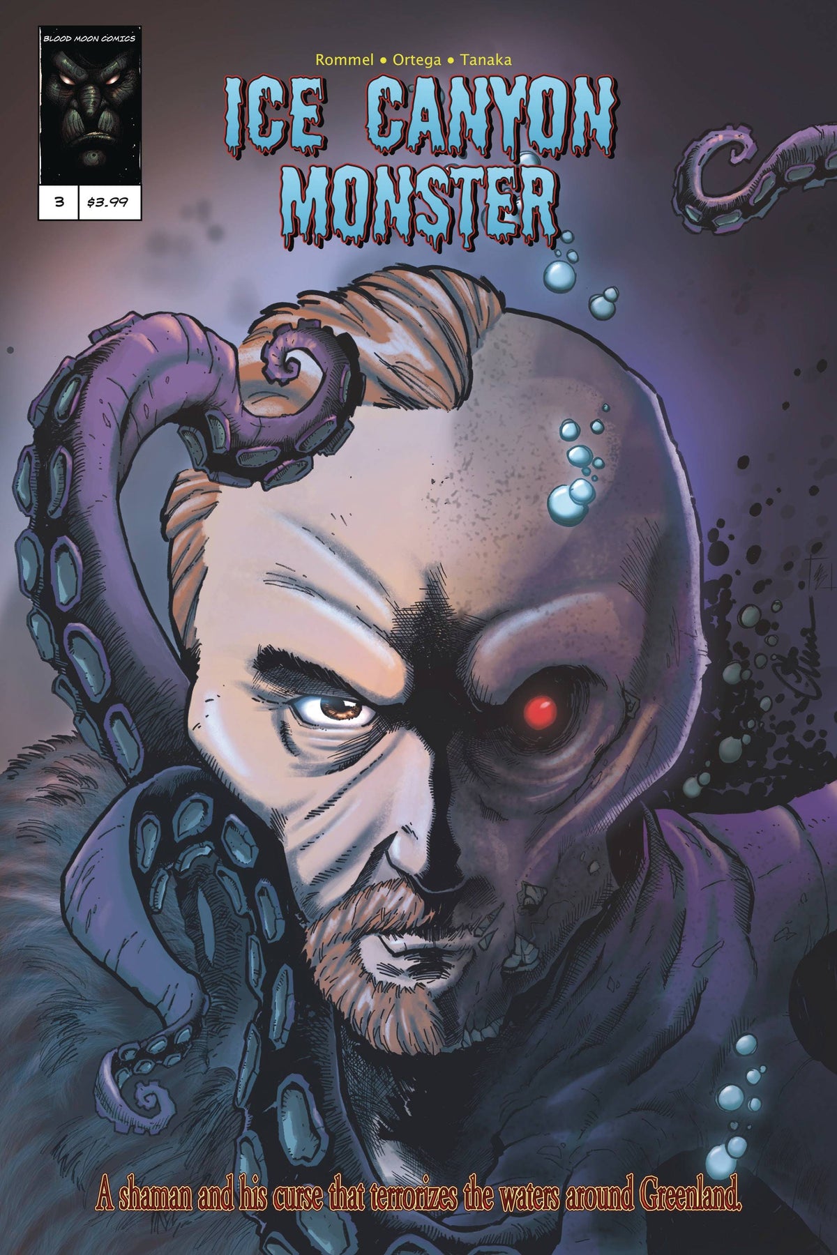 BLOOD MOON COMICS LLC Comic Books ICE CANYON MONSTER #3 (OF 7) CVR A C ARNOLD (RES) 85003206402600311 JAN241466