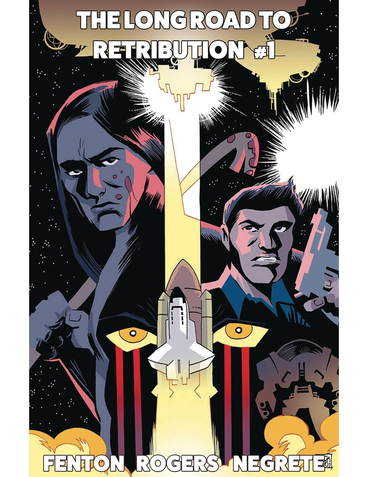 BLOOD MOON COMICS LLC Comic Books LONG ROAD TO RETRIBUTION #1 (OF 4) CVR B VICTOR SANTOS (MR) 85003206407100121 MAR241461