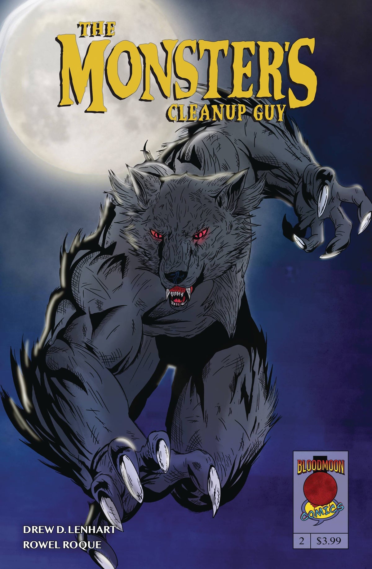 Blood Moon Comics Llc Comic Books MONSTERS CLEAN UP GUY #2 (OF 2) CVR B CHRISTOPHER MICHAEL (R 85003206405700221 AUG231753