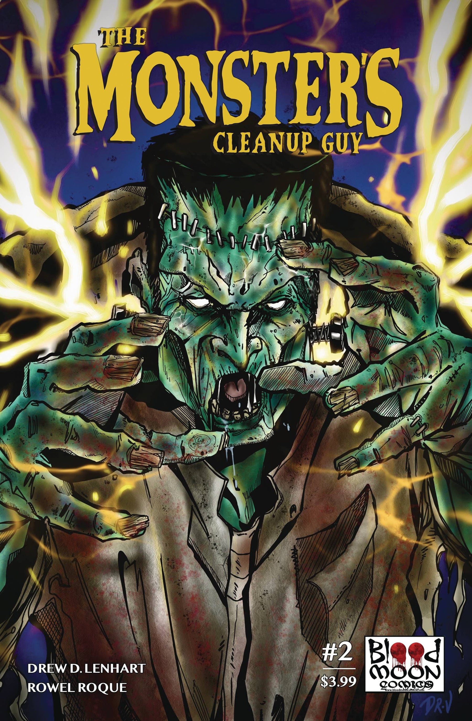 MONSTERS CLEAN UP GUY #2 (OF 2) CVR E DENNIS R. VALENCIA (RE