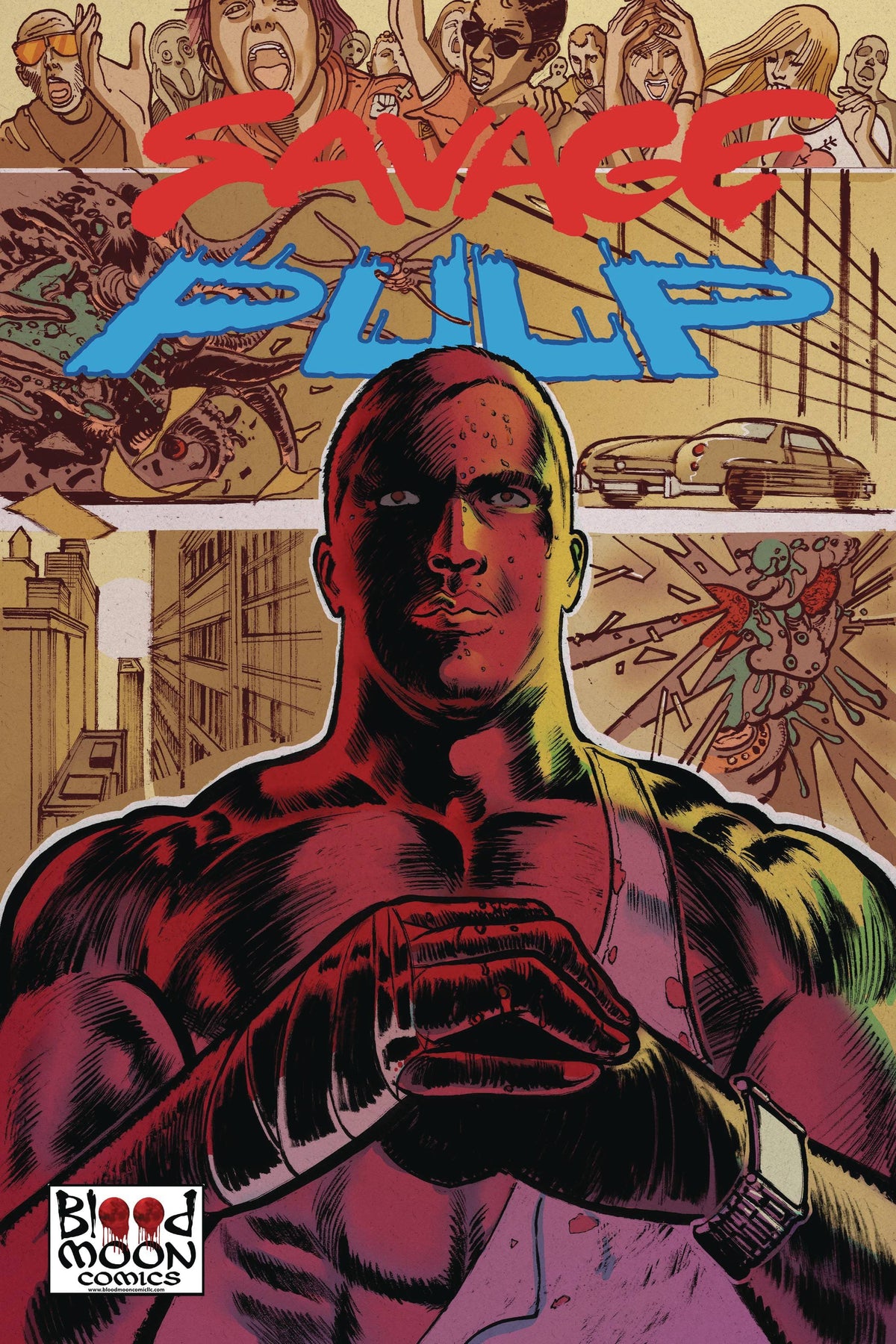 Blood Moon Comics Llc Comic Books SAVAGE PULP #1 CVR A JORGE ZEVALLOS AND JASEN SMITH 85003206455200111 SEP231522