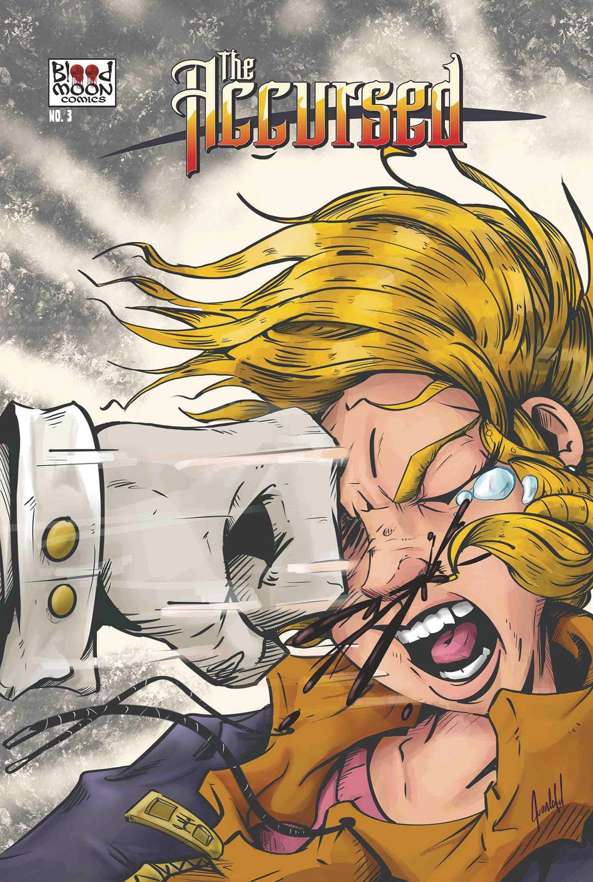 Blood Moon Comics Llc Comic Books THE ACCURSED #3 (OF 4) CVR B JUAN SANTIAGO (MR) 85003206451400321 OCT231598