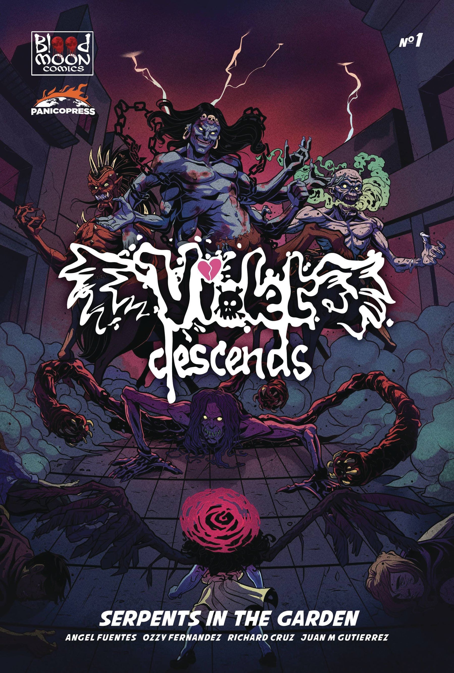 VIOLET DESCENDS VOL 2 #1 (OF 4) CVR A RICHARD CRUZ AND NAYLA